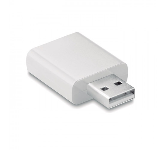 USB z blokadą danych Data blocker - biały